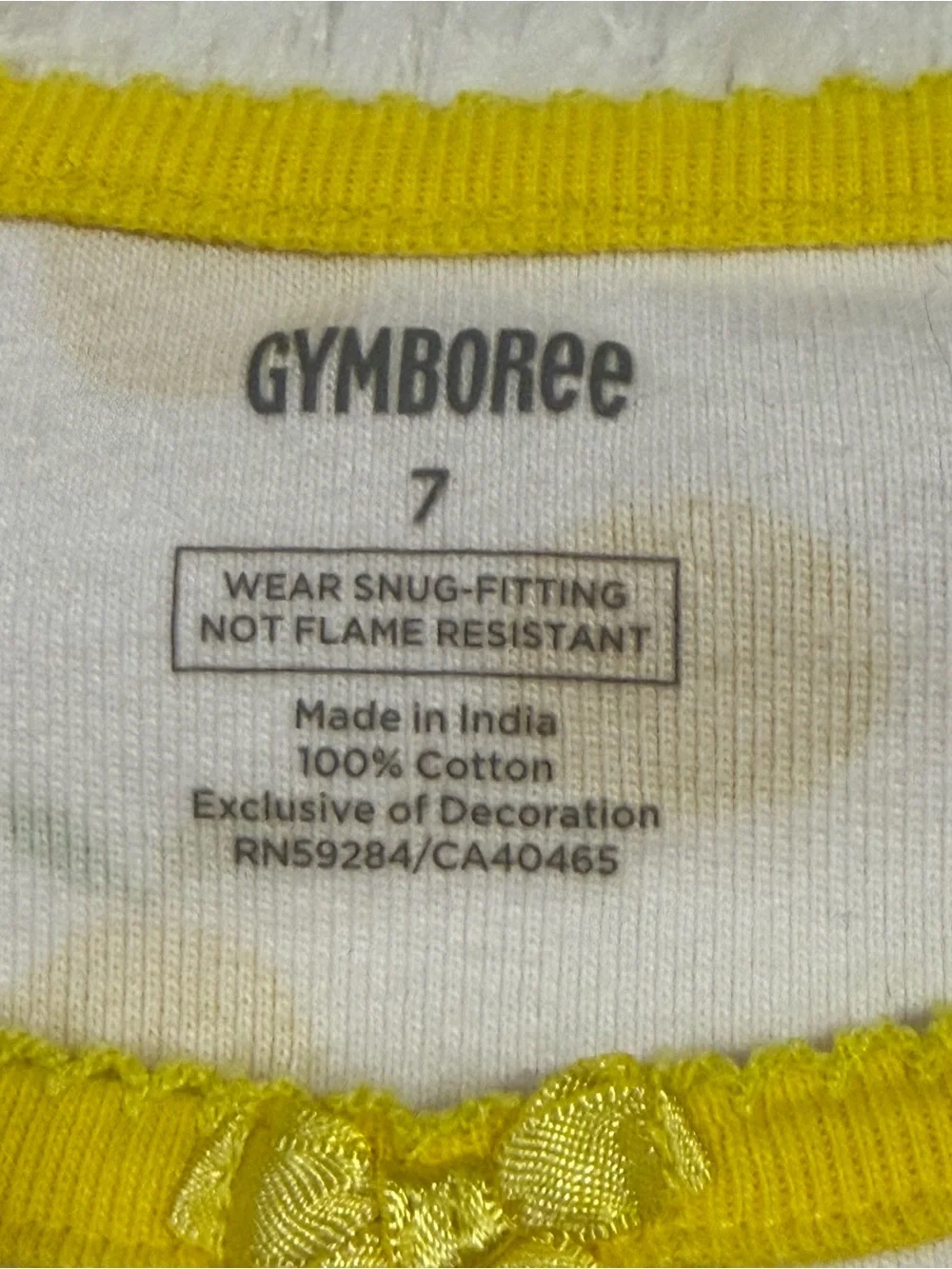 Gymboree Girls Sz 7 Pink Lemons Cotton Pajamas Pjs EUC Short Set Lemon Appliqué